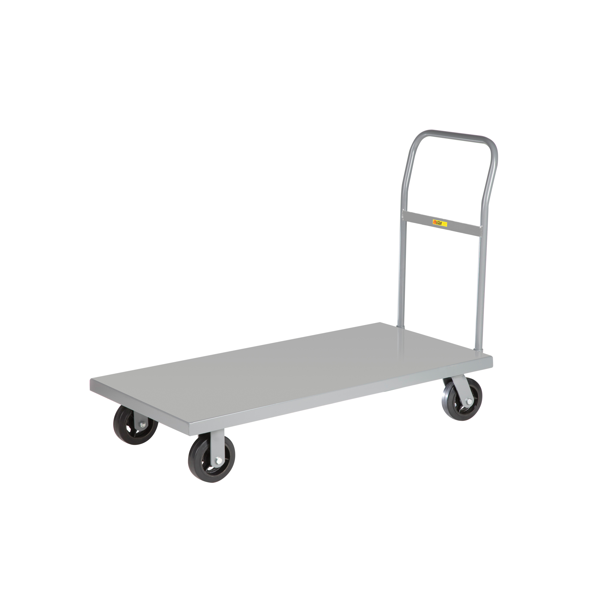 Little Giant Steel Deck Platform Truck - 18in. x 32in., 1600-Lb. Capacity, Mold-On Rubber Wheels, Model# T500-1H